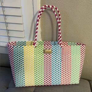 LILLY PULITZER Woven Tote Bag